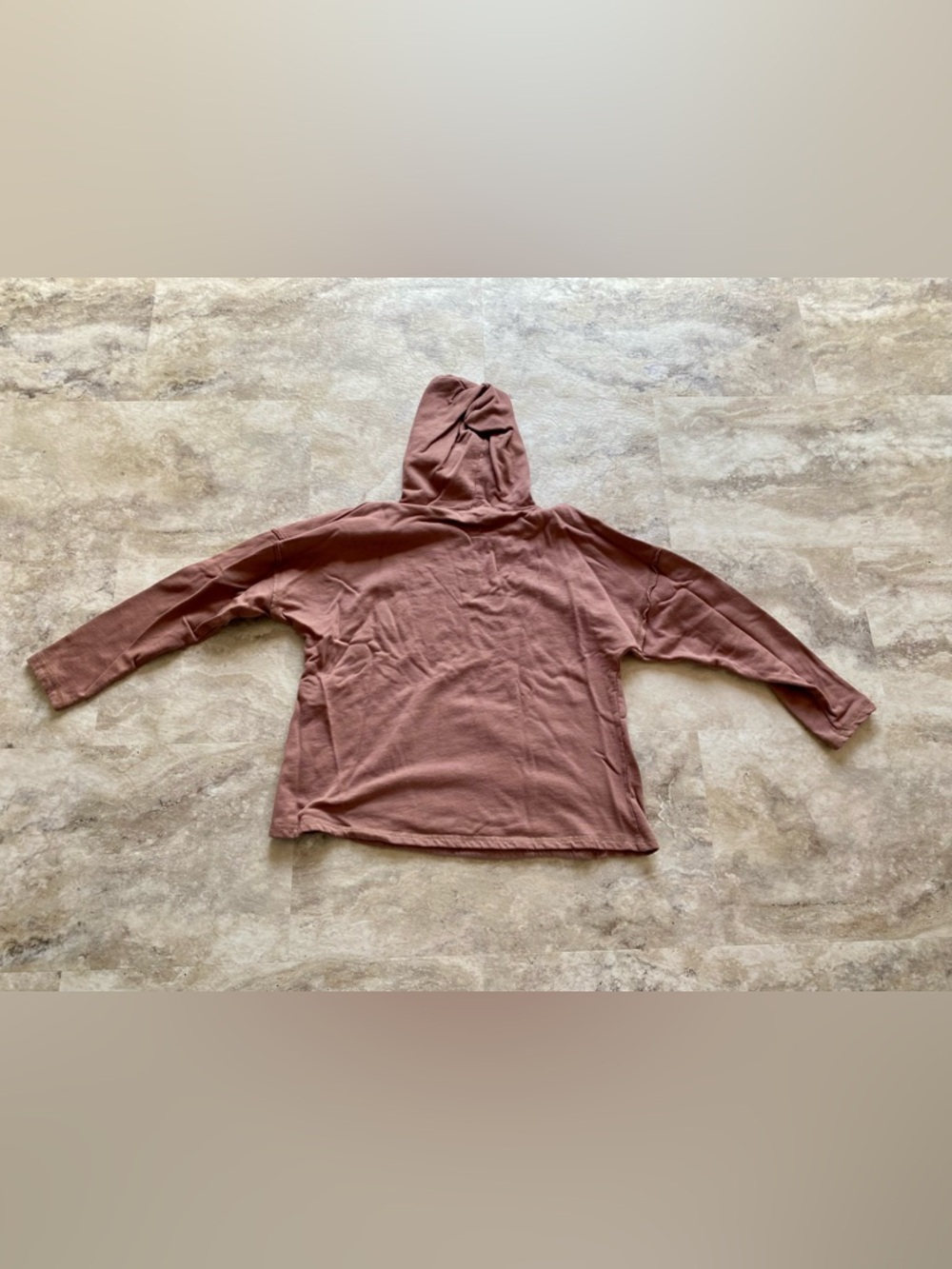 Moon & Mushrooms Graphic Hoodie in Dusty Rose - Picture 8 of 8